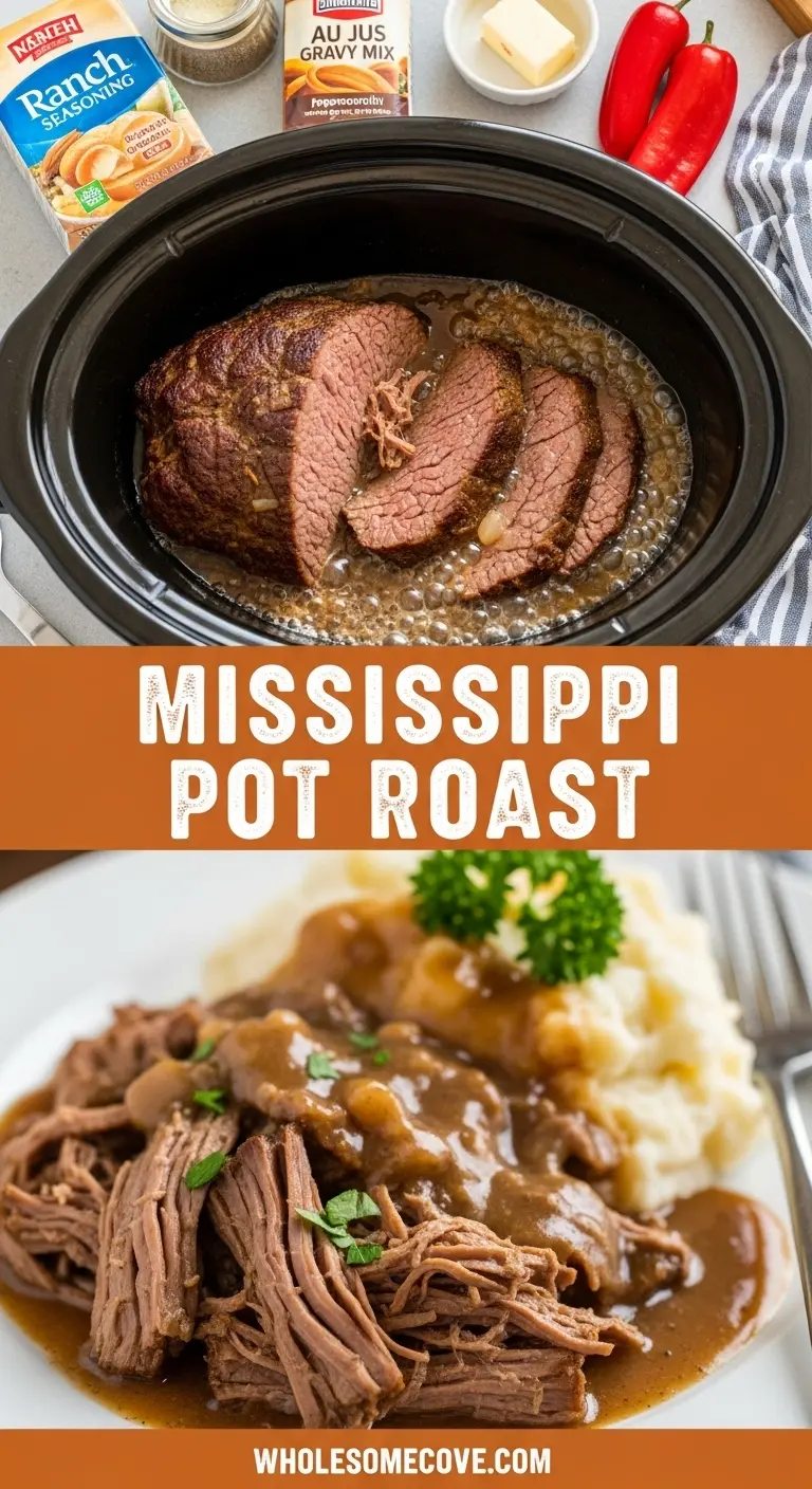 Mississippi Pot Roast Recipe | Cozy Weekend Dinner Idea