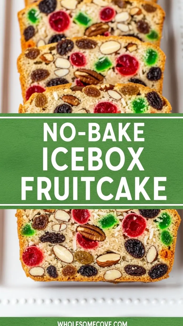 Icebox Fruitcake Recipe | Easy Christmas Gift Dessert Anyone Can Make