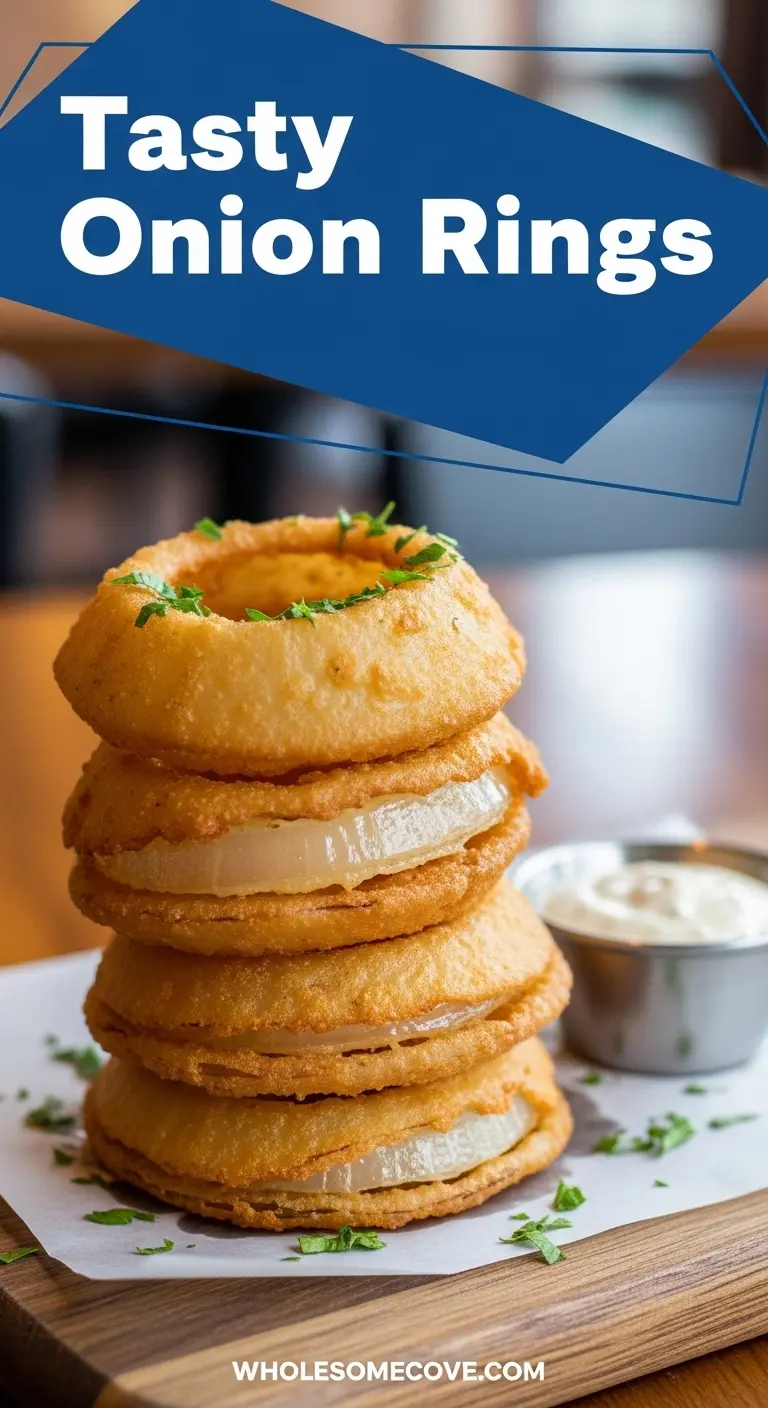 Onion Rings Recipe – Best Golden & Crunchy Side Dish
