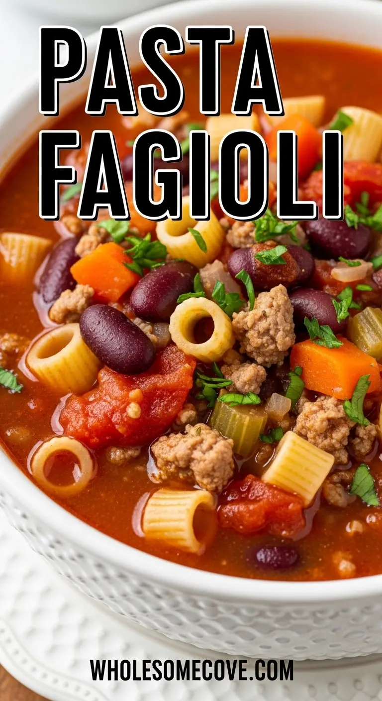 Pasta Fagioli Recipe | Cozy Fall & Winter Dinner Idea