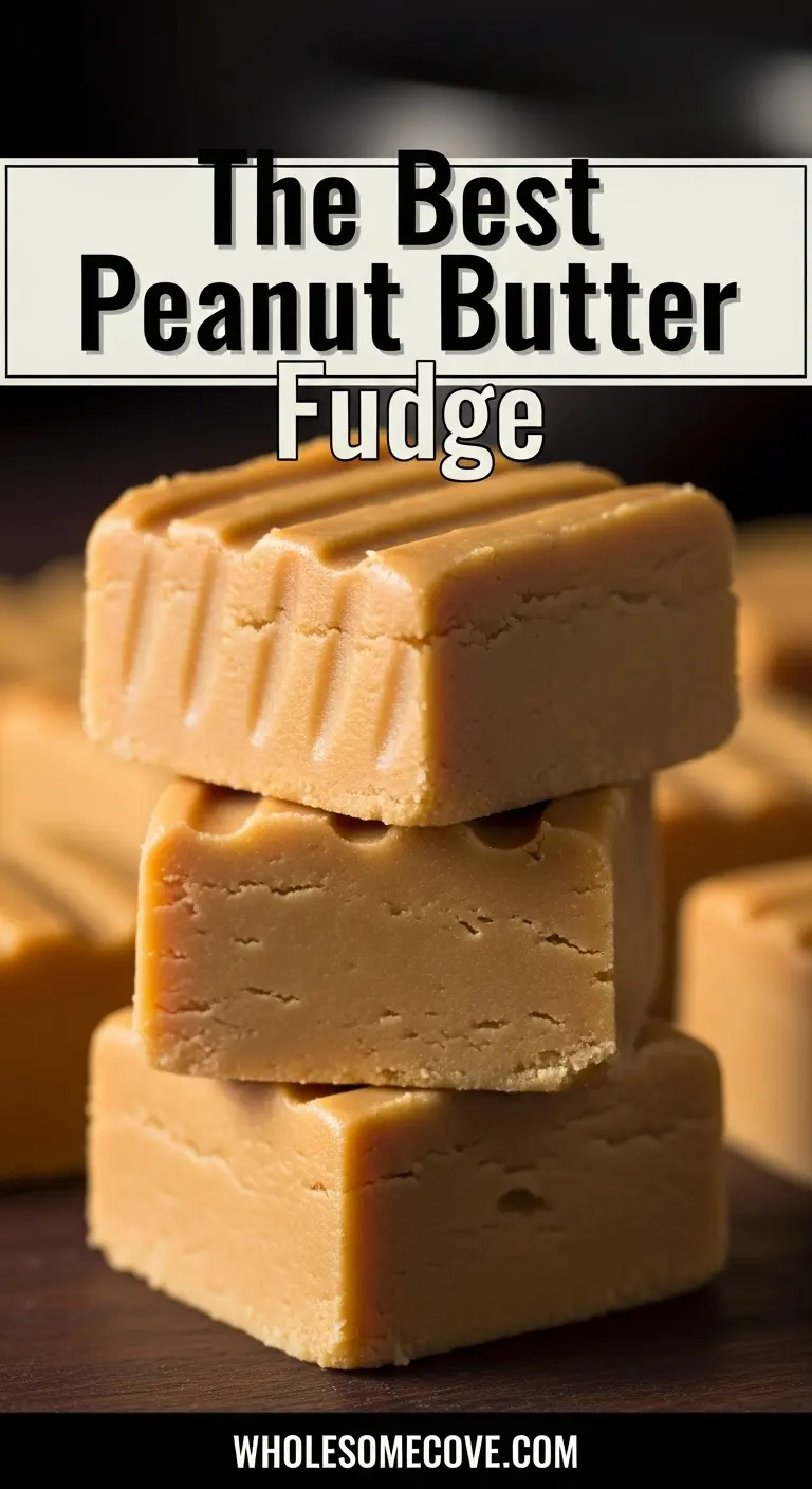 Peanut Butter Fudge Recipe | Freezer-Friendly Make-Ahead Treat