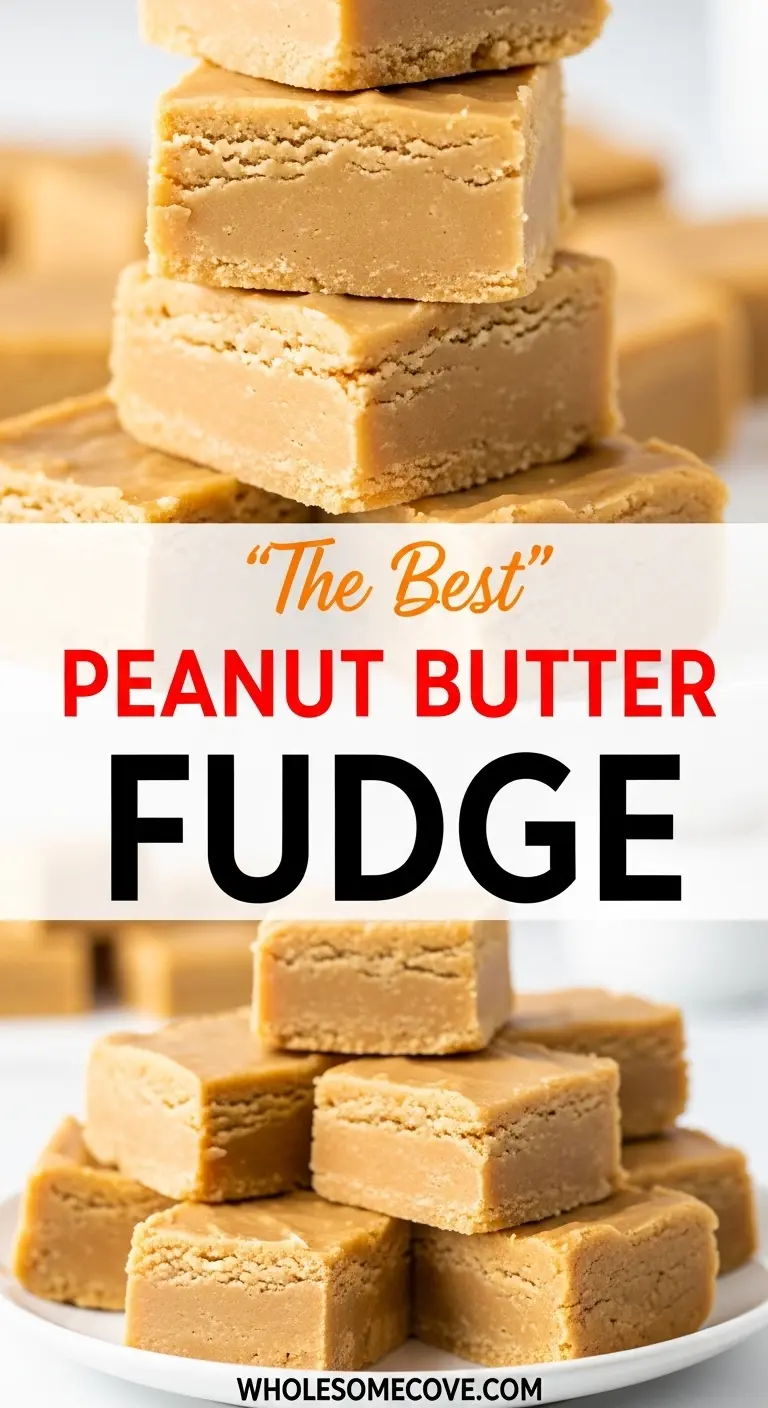 Peanut Butter Fudge Recipe | Simple 3-Ingredient Dessert Idea