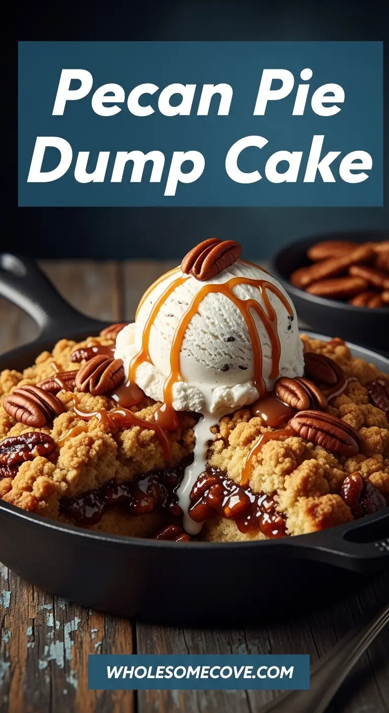 Pecan Pie Dump Cake Recipe | Delicious Dessert for Beginners