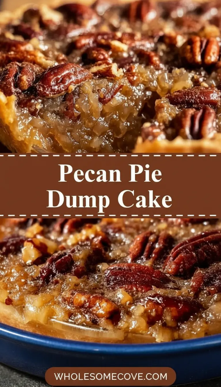 Pecan Pie Dump Cake Recipe | Rich, Gooey Holiday Dessert