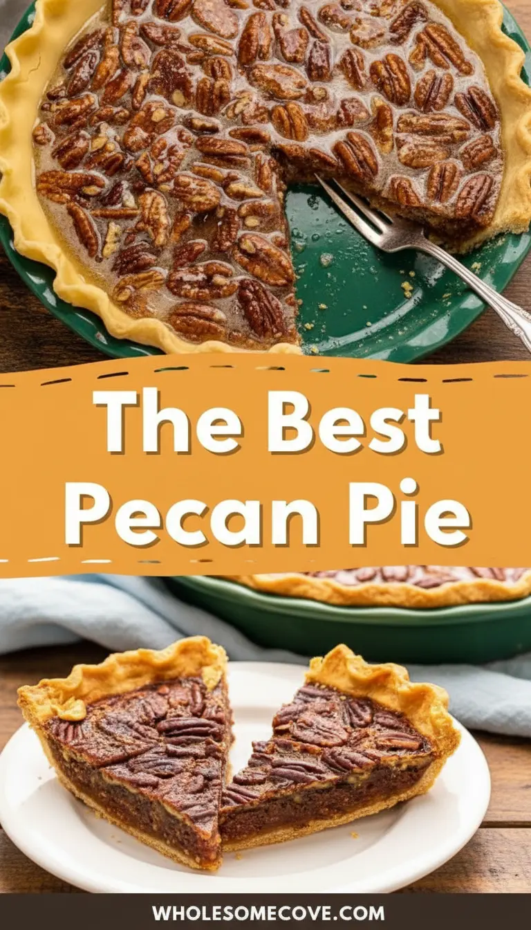 Pecan Pie Recipe | Cozy Winter Dessert with Crunchy Pecans