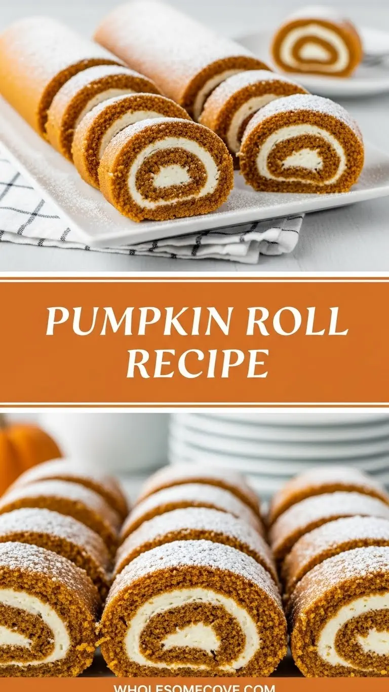 Pumpkin Roll Recipe | Elegant Fall Dessert for Entertaining