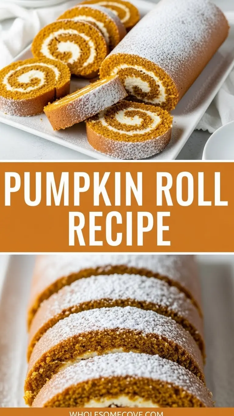 Pumpkin Roll Recipe | Warm, Spiced Comfort Dessert