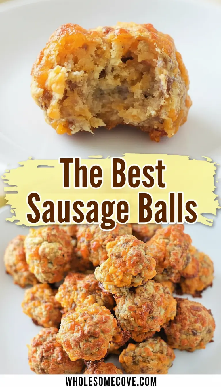 Sausage Balls Recipe | Low-Carb Friendly Party Snack