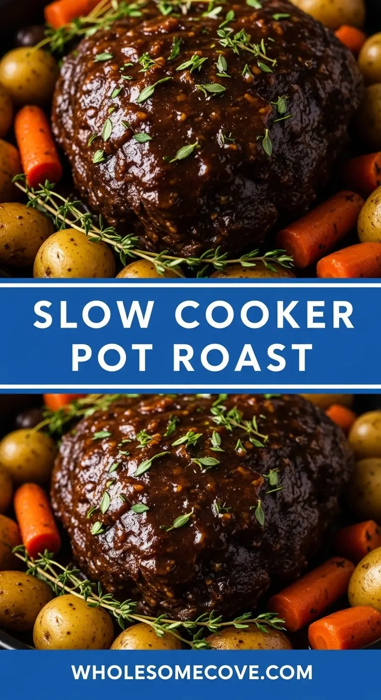 Slow Cooker Pot Roast Recipe - Easy Comfort Food for Cold Nights