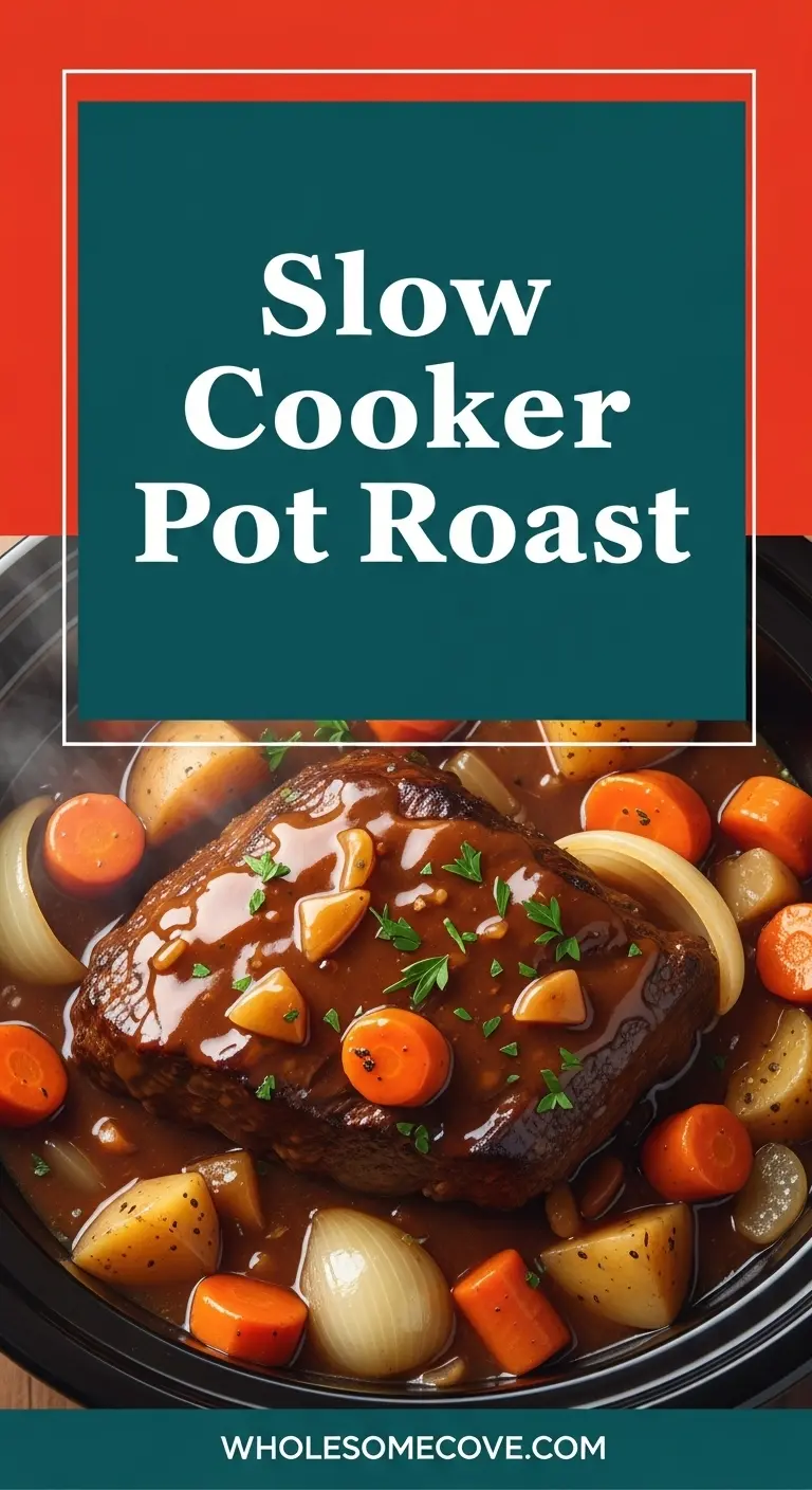 Slow Cooker Pot Roast Recipe | Easy Comfort Food the Whole Family Loves