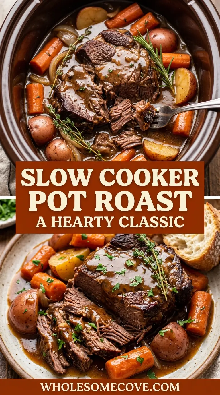 Slow Cooker Pot Roast Recipe