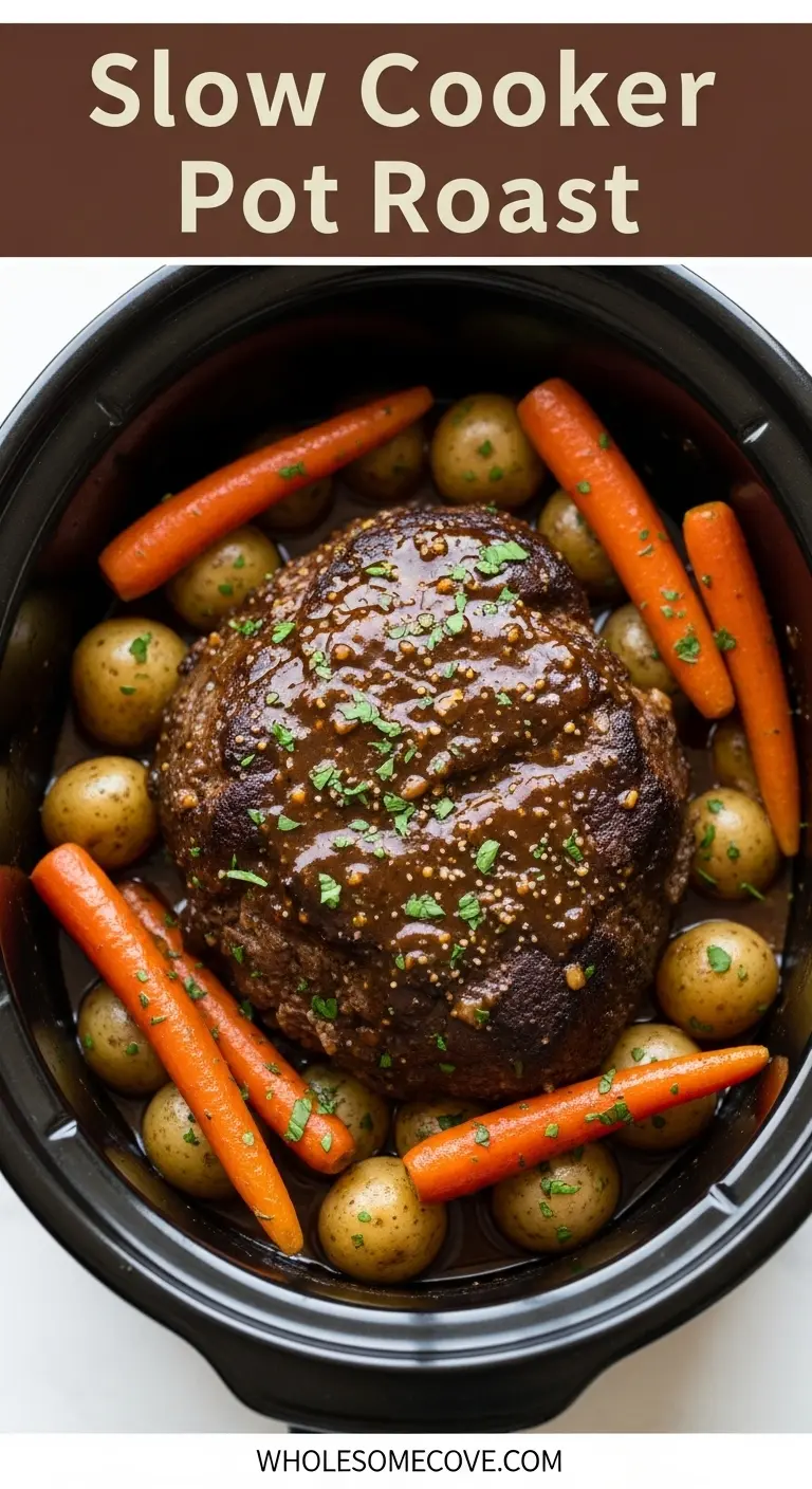 Slow Cooker Pot Roast Recipe - Simple, Savory & So Delicious
