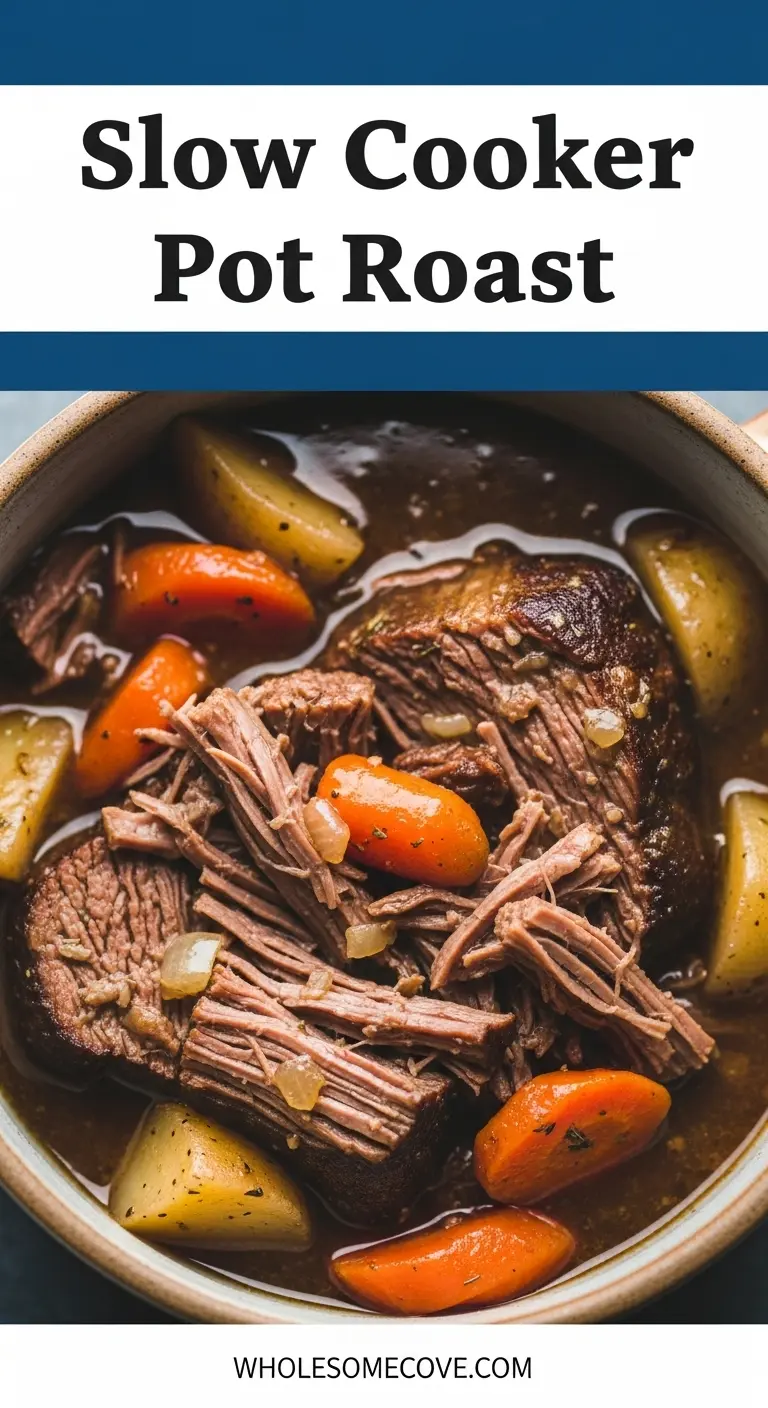 Slow Cooker Pot Roast Recipe | Classic Meal Prep Favorite