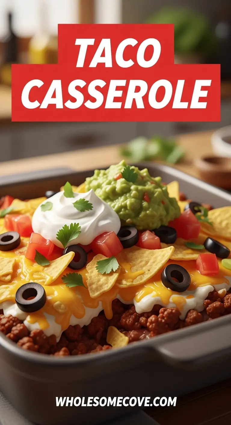 Taco Casserole Recipe | Loaded with Flavor & Easy to Prep