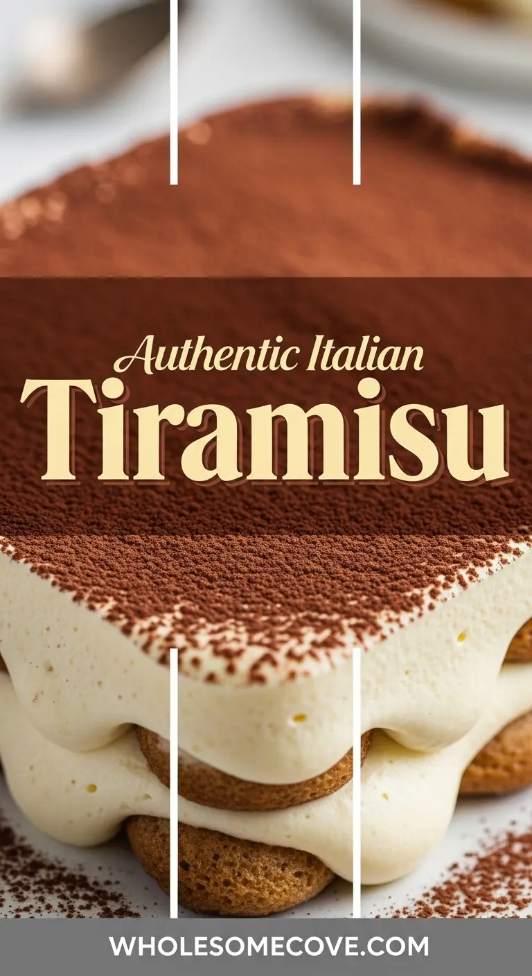 Pin Title: Authentic Italian Tiramisu Recipe - The Ultimate Comfort Dessert