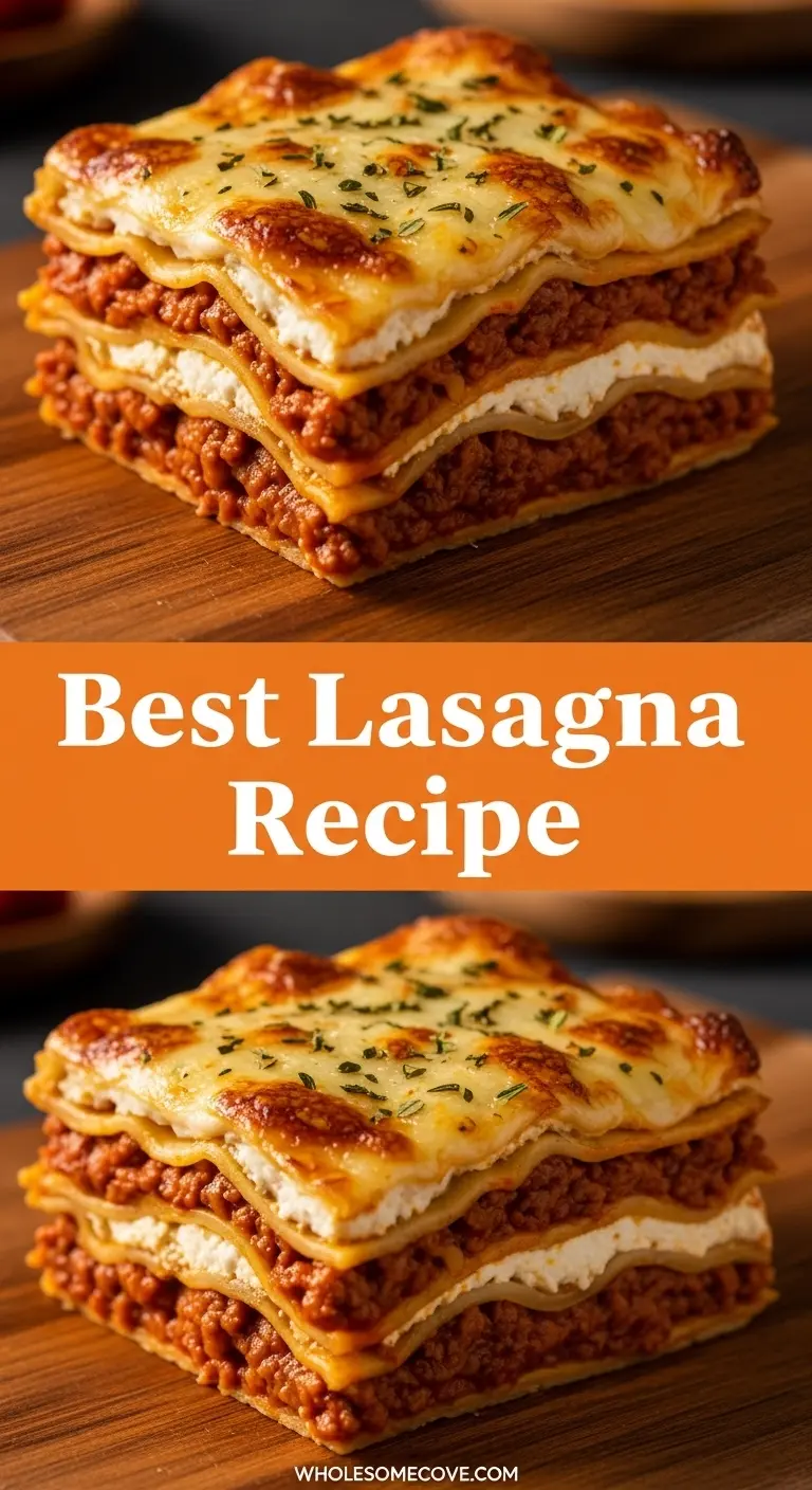 Lasagna Recipe - Easy Homemade Dinner the Whole Family Will Love