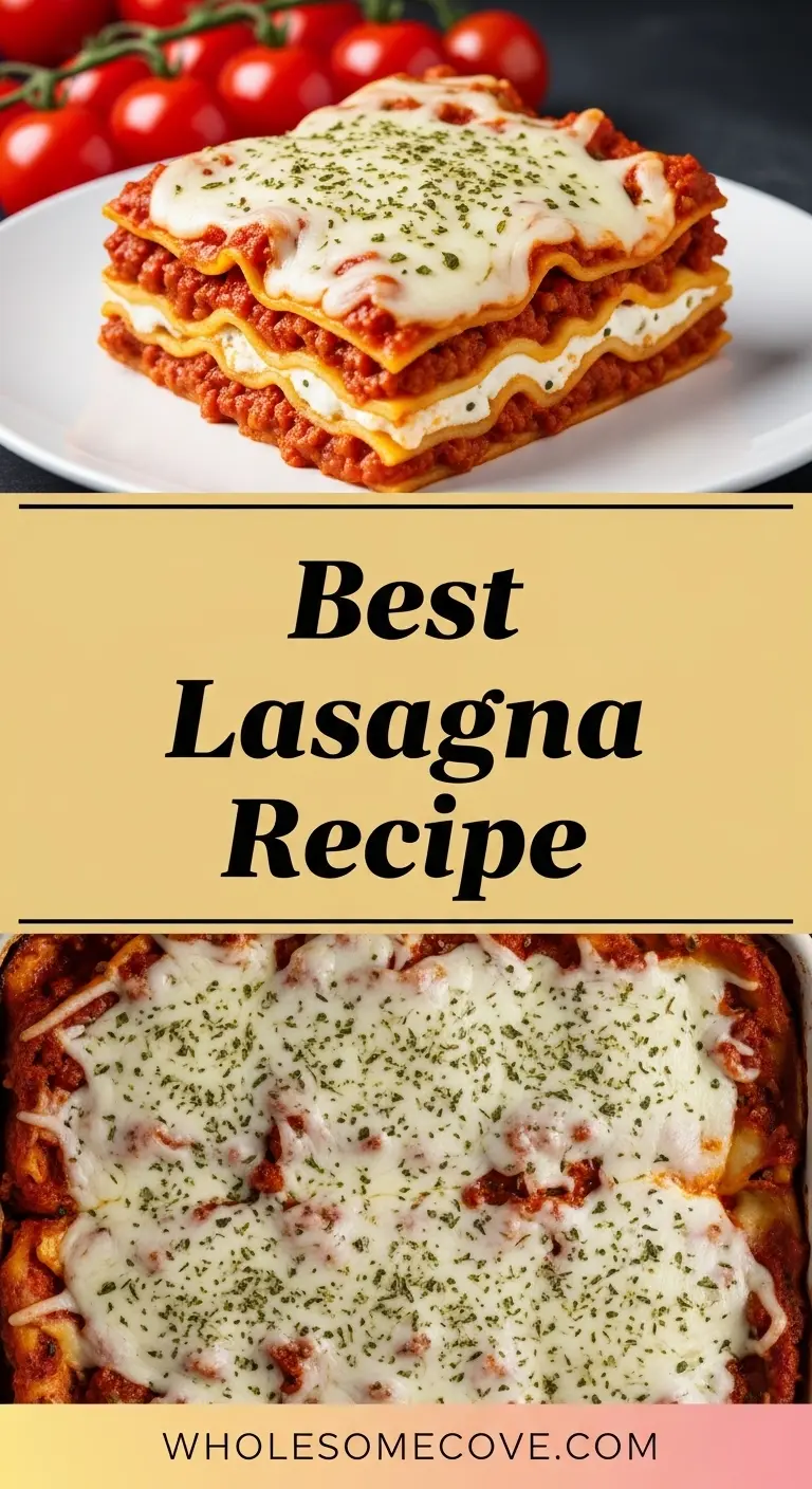 Lasagna Recipe | Best Make-Ahead Meal for Busy Weeknights