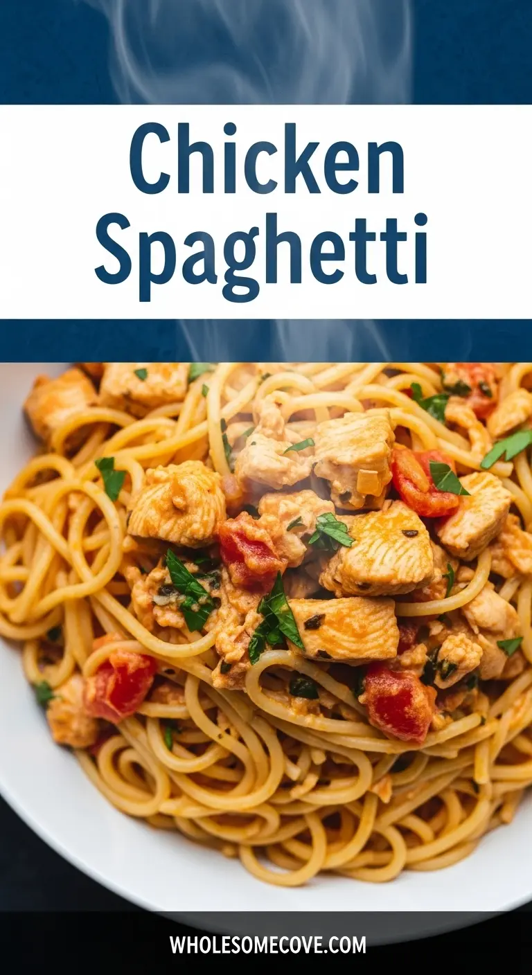 Chicken Spaghetti Recipe | Freezer-Friendly Make-Ahead Meal