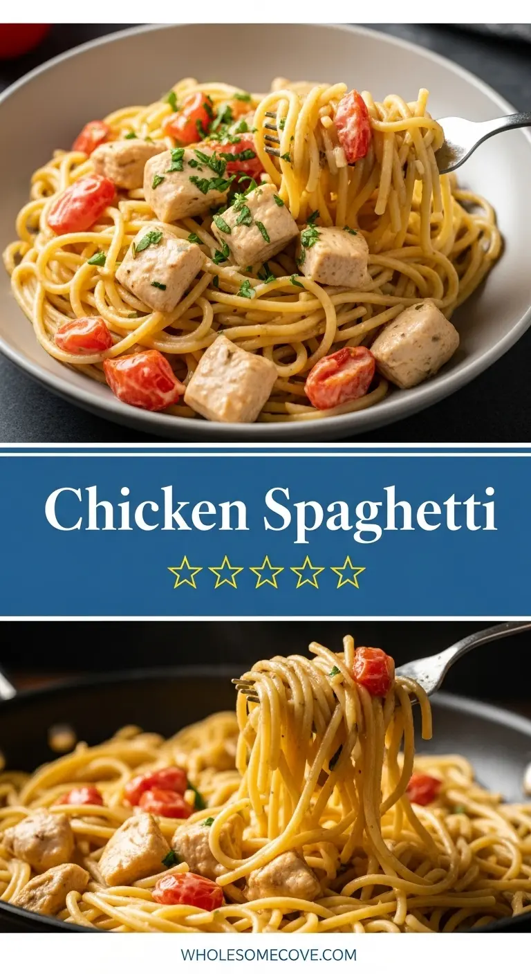 Chicken Spaghetti Recipe | Kid-Friendly Comfort Food