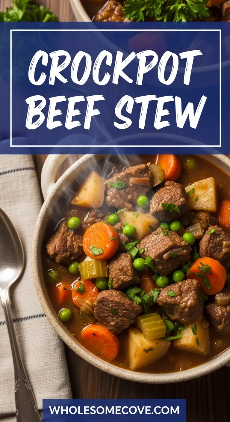 Crockpot Beef Stew Recipe - Easy Make-Ahead Meal Prep Idea