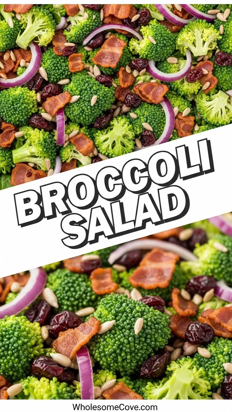 Broccoli Salad Recipe | Light Yet Satisfying Healthy Salad