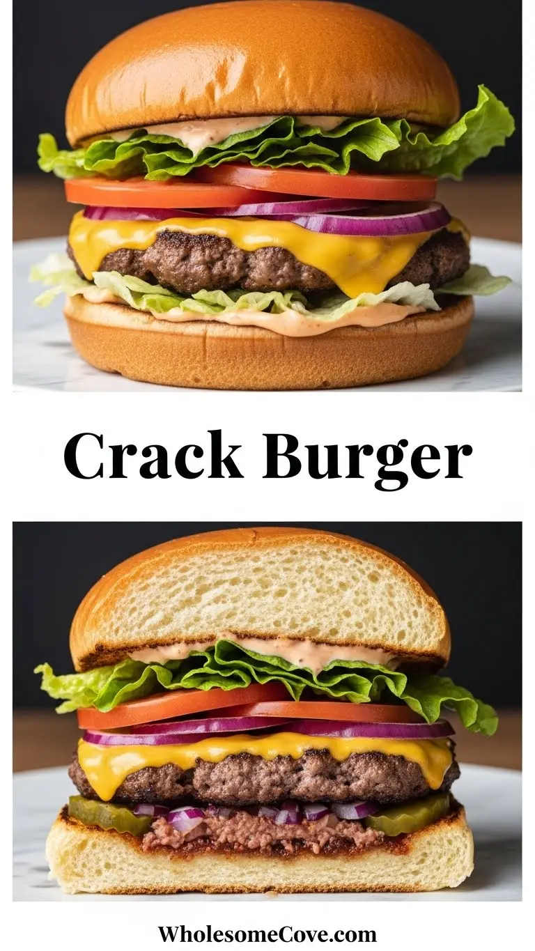 Crack Burger Recipe - Quick Burger for Busy Nights