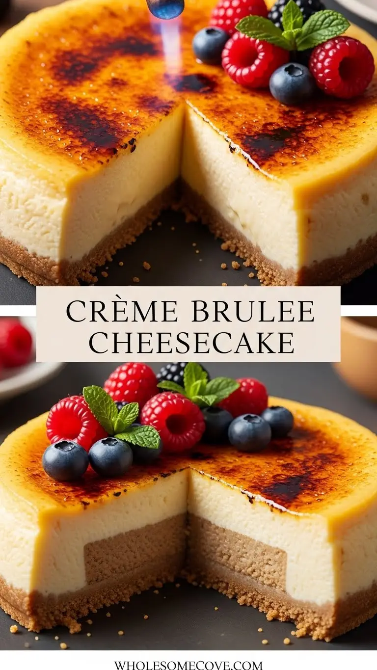 Creme Brulee Cheesecake Recipe
