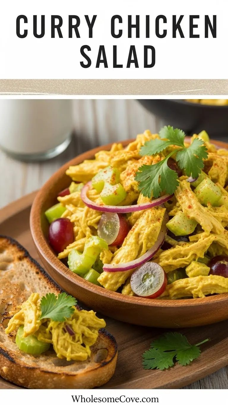 Curry Chicken Salad Recipe | Simple Homemade Favorite