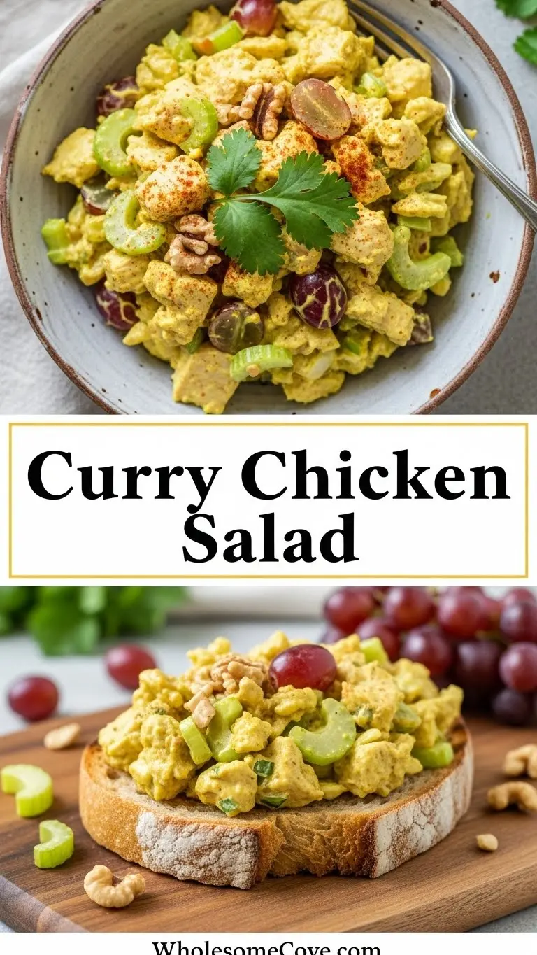 Curry Chicken Salad Recipe | Protein-Packed Easy Lunch