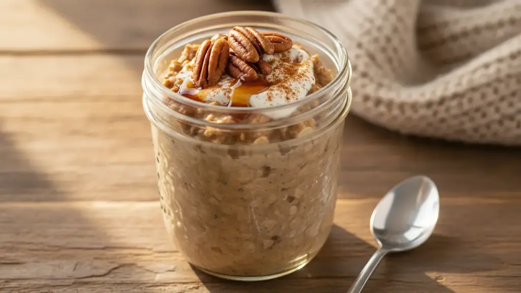 Gingerbread Overnight Oats Recipe
