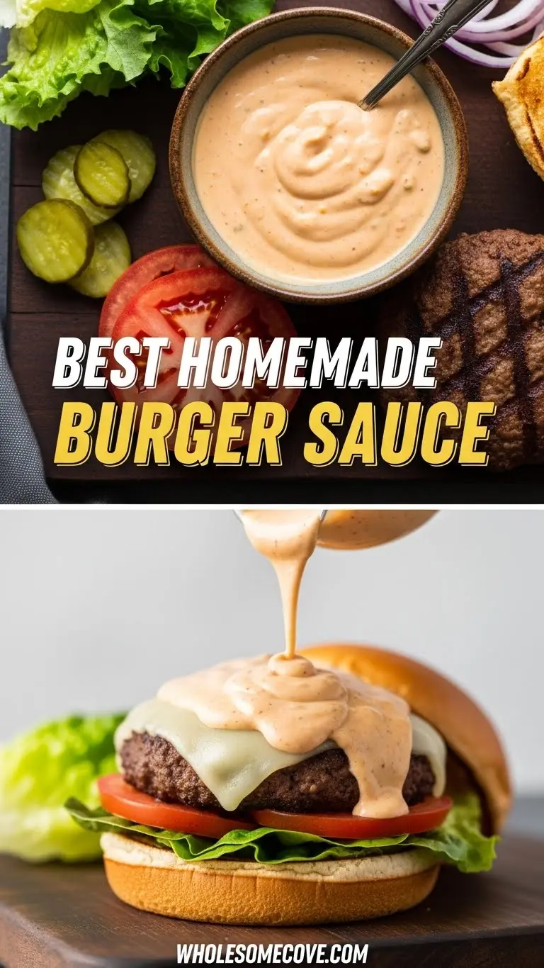 Homemade Burger Sauce Recipe