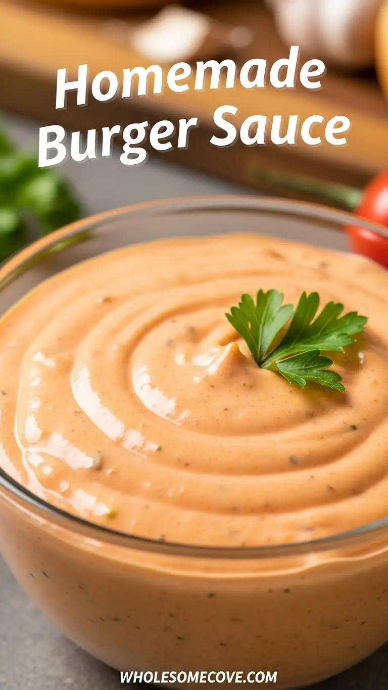 Homemade Burger Sauce Recipe