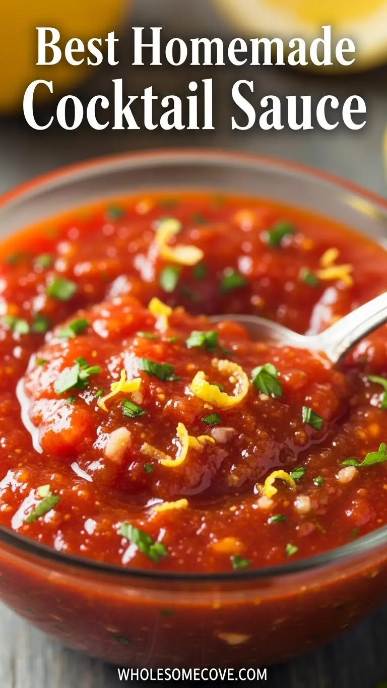 Homemade Cocktail Sauce Recipe