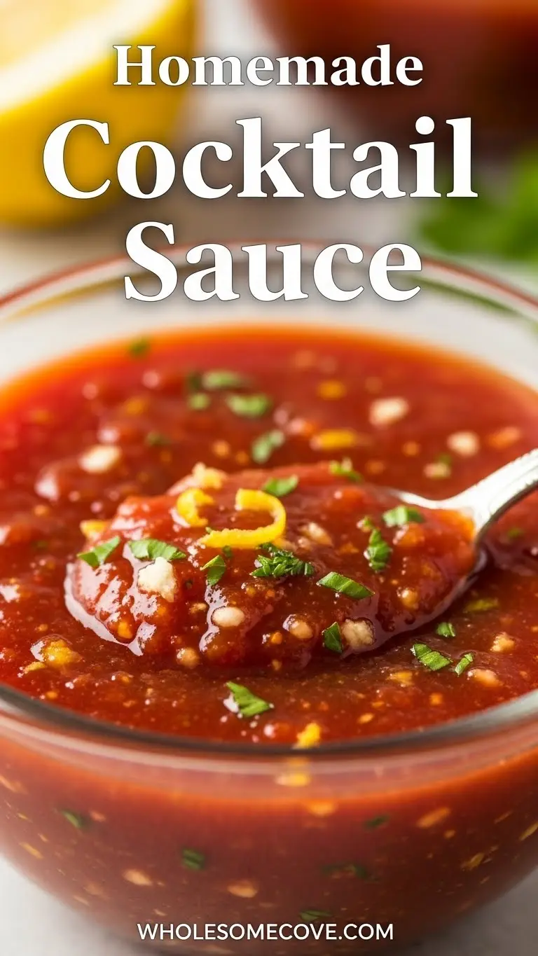 Homemade Cocktail Sauce Recipe