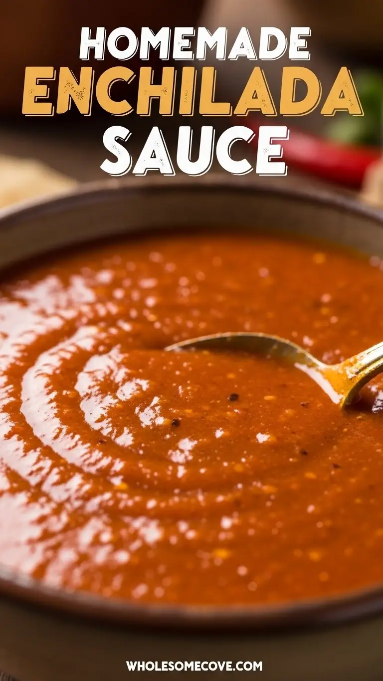 Homemade Enchilada Sauce Recipe | Freezer-Friendly Batch Cooking Essential