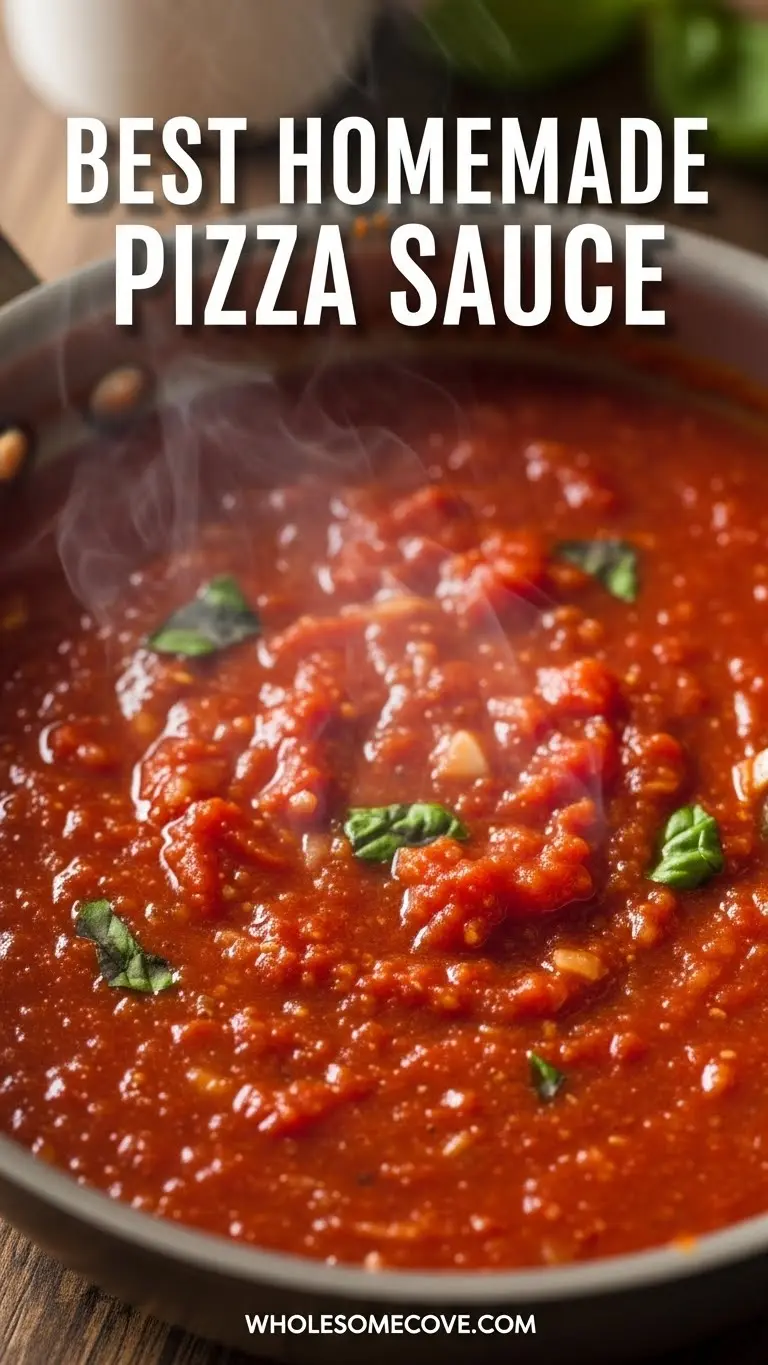 Homemade Pizza Sauce Recipe