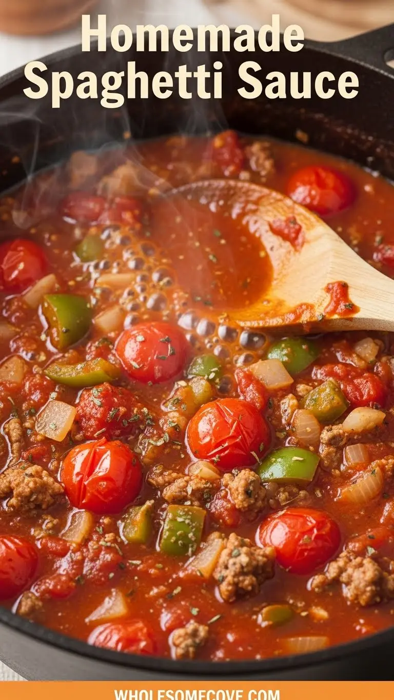 Spaghetti Sauce Recipe | Budget-Friendly Homemade Pasta for Any Night