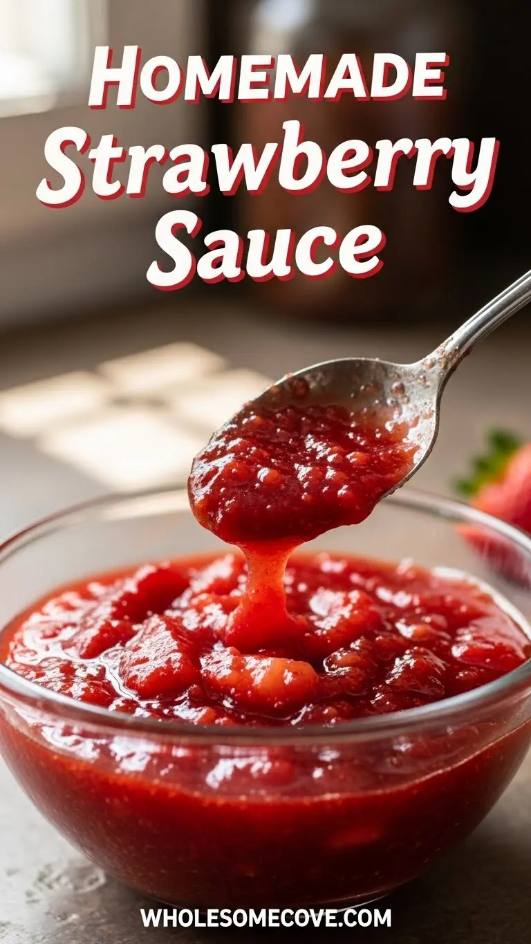 Homemade Strawberry Sauce Recipe