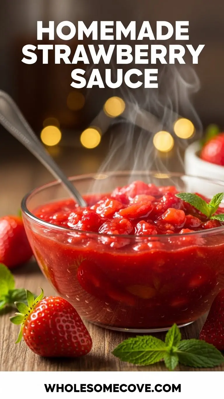 Homemade Strawberry Sauce Recipe