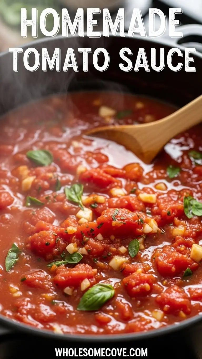 Homemade Tomato Sauce Recipe