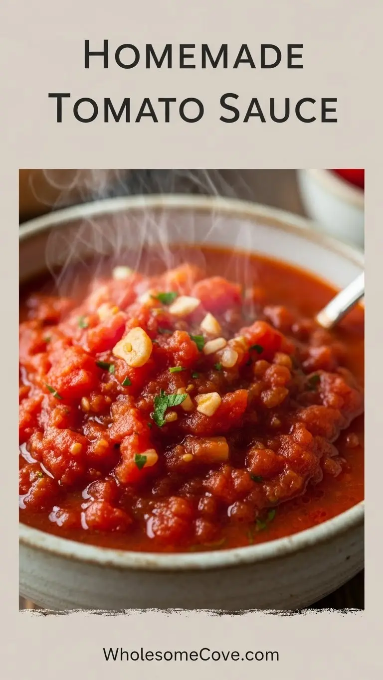 Homemade Tomato Sauce Recipe