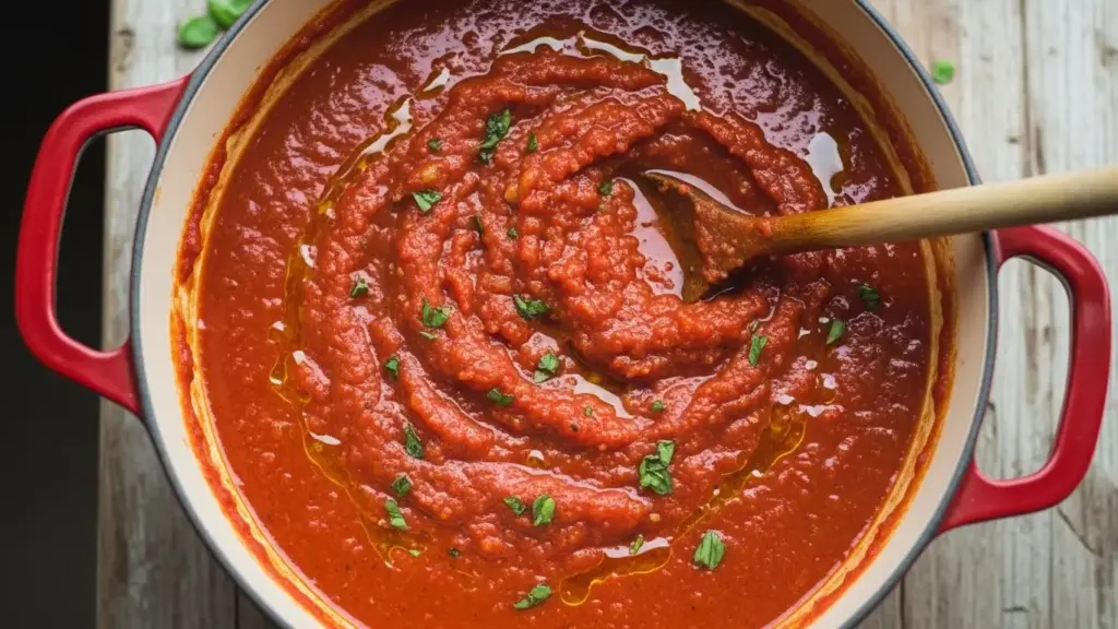 Homemade Tomato Sauce Recipe