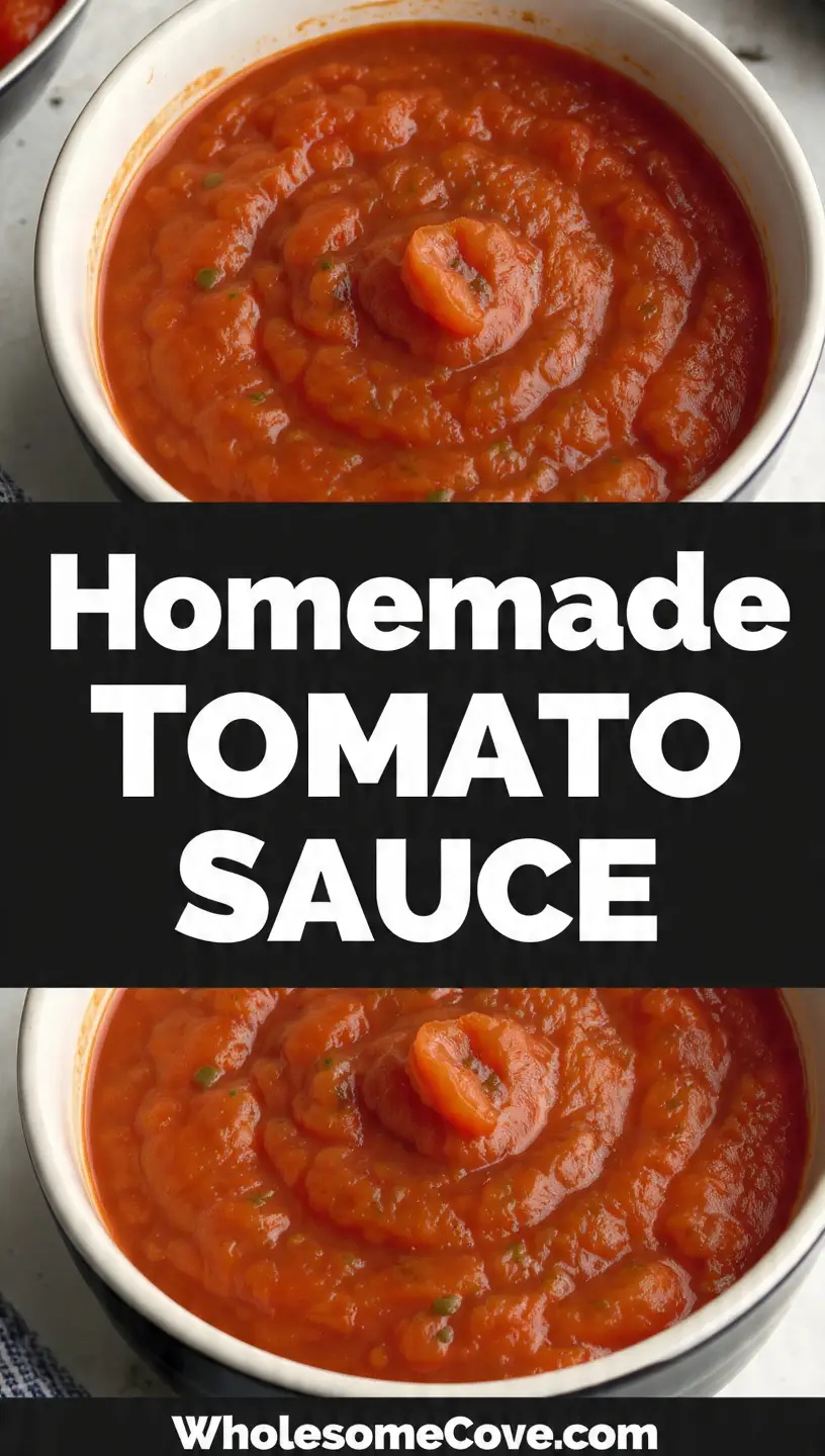 Homemade Tomato Sauce Recipe