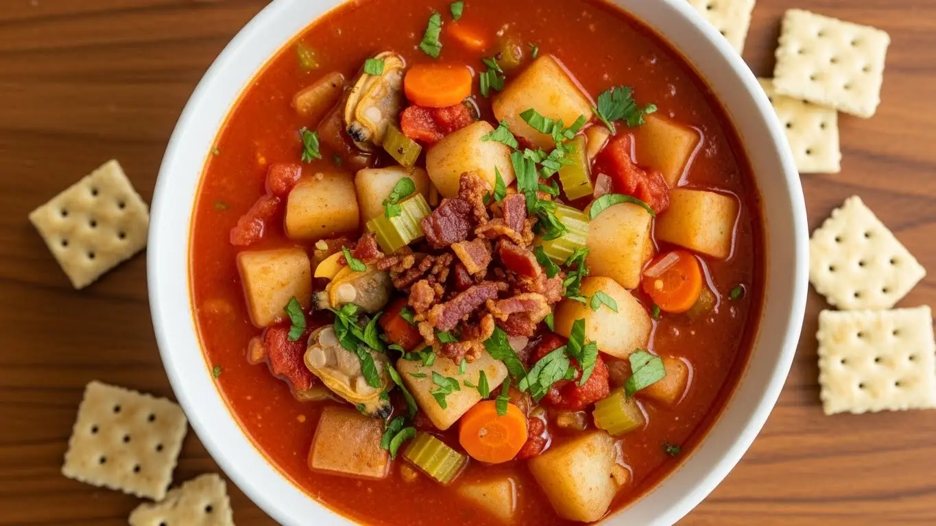 Manhattan Clam Chowder Recipe