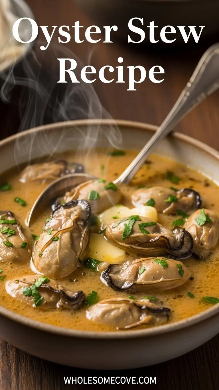 Oyster Stew Recipe | Old-Fashioned Comfort for Cold Weather