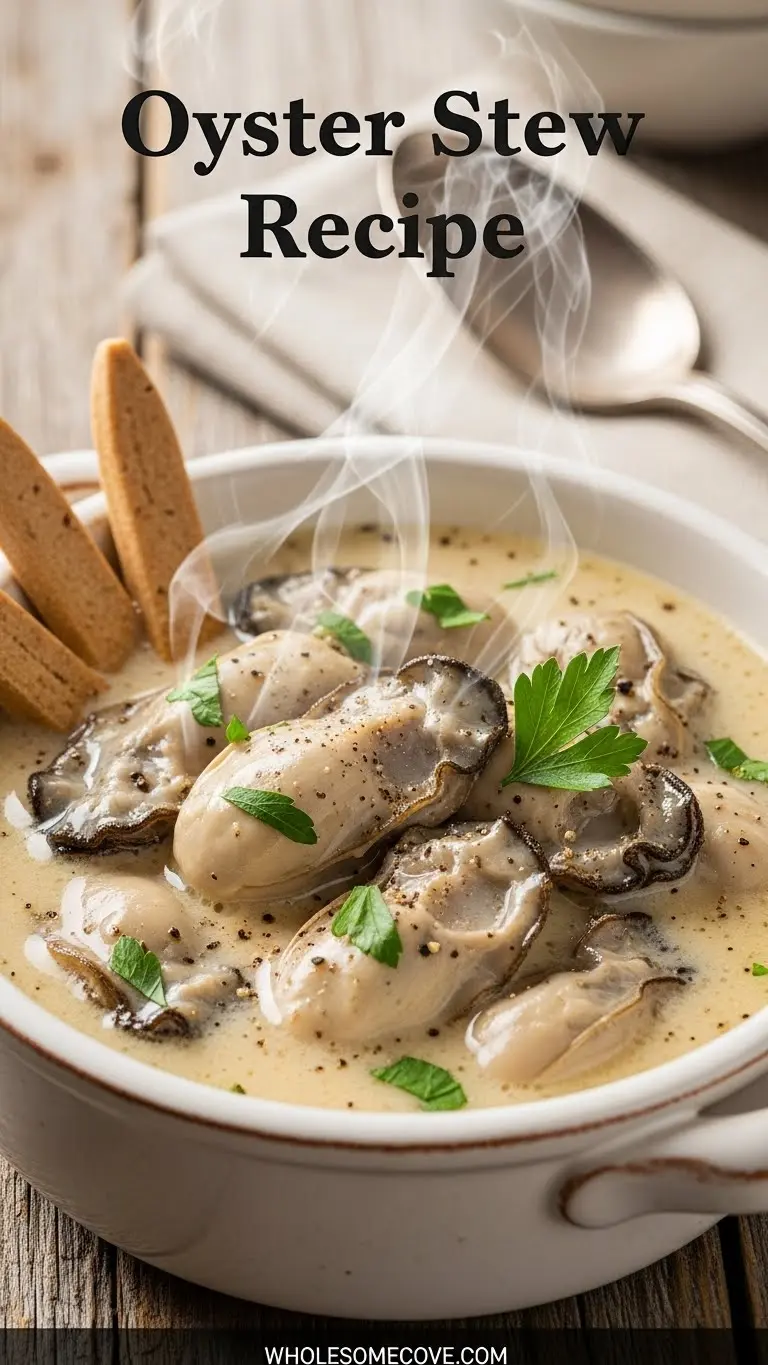 Oyster Stew Recipe | Easy Homemade Soup for Seafood Nights