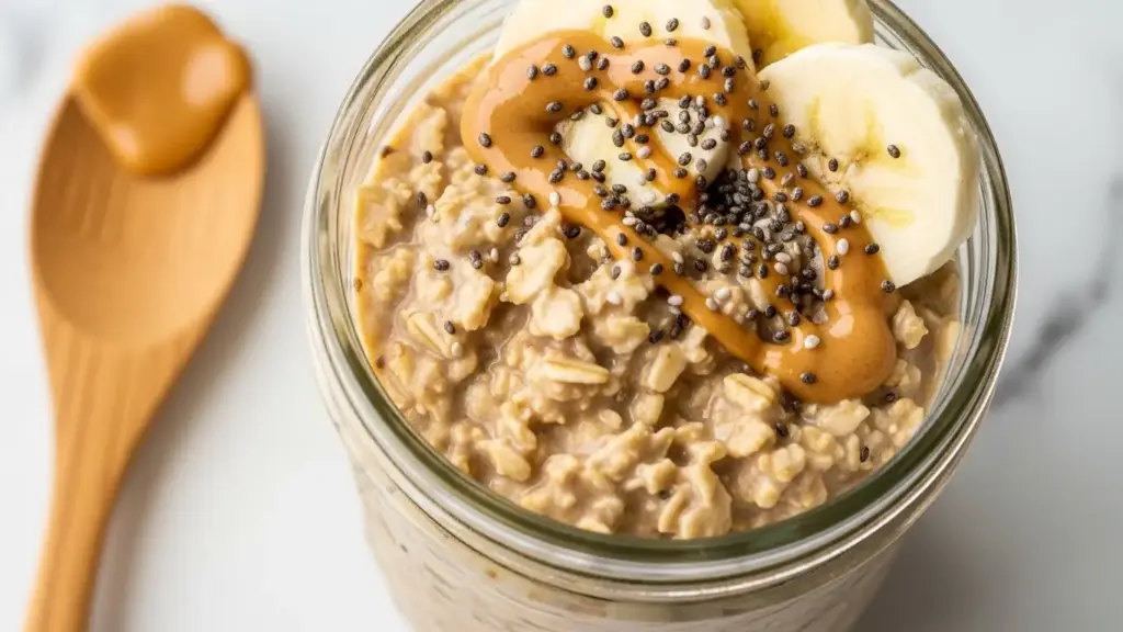 Peanut Butter Overnight Oats Recipe