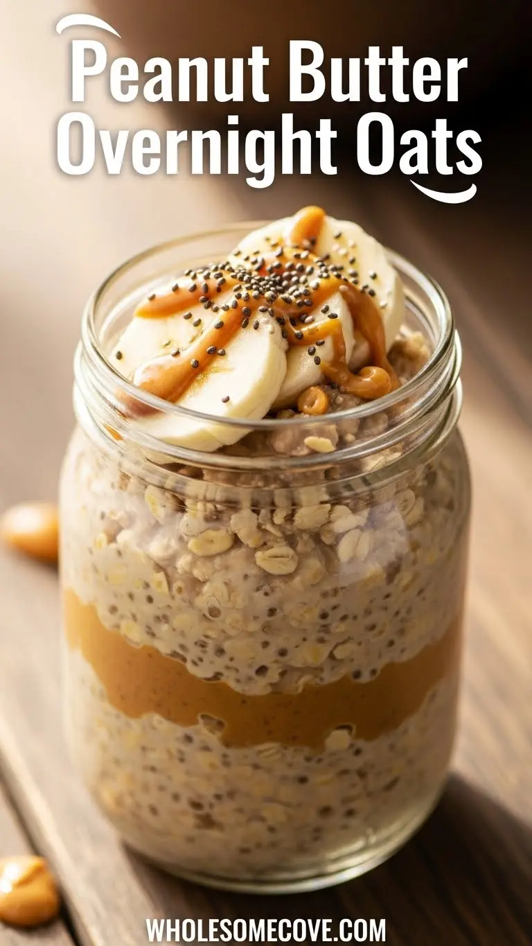 Peanut Butter Overnight Oats Recipe