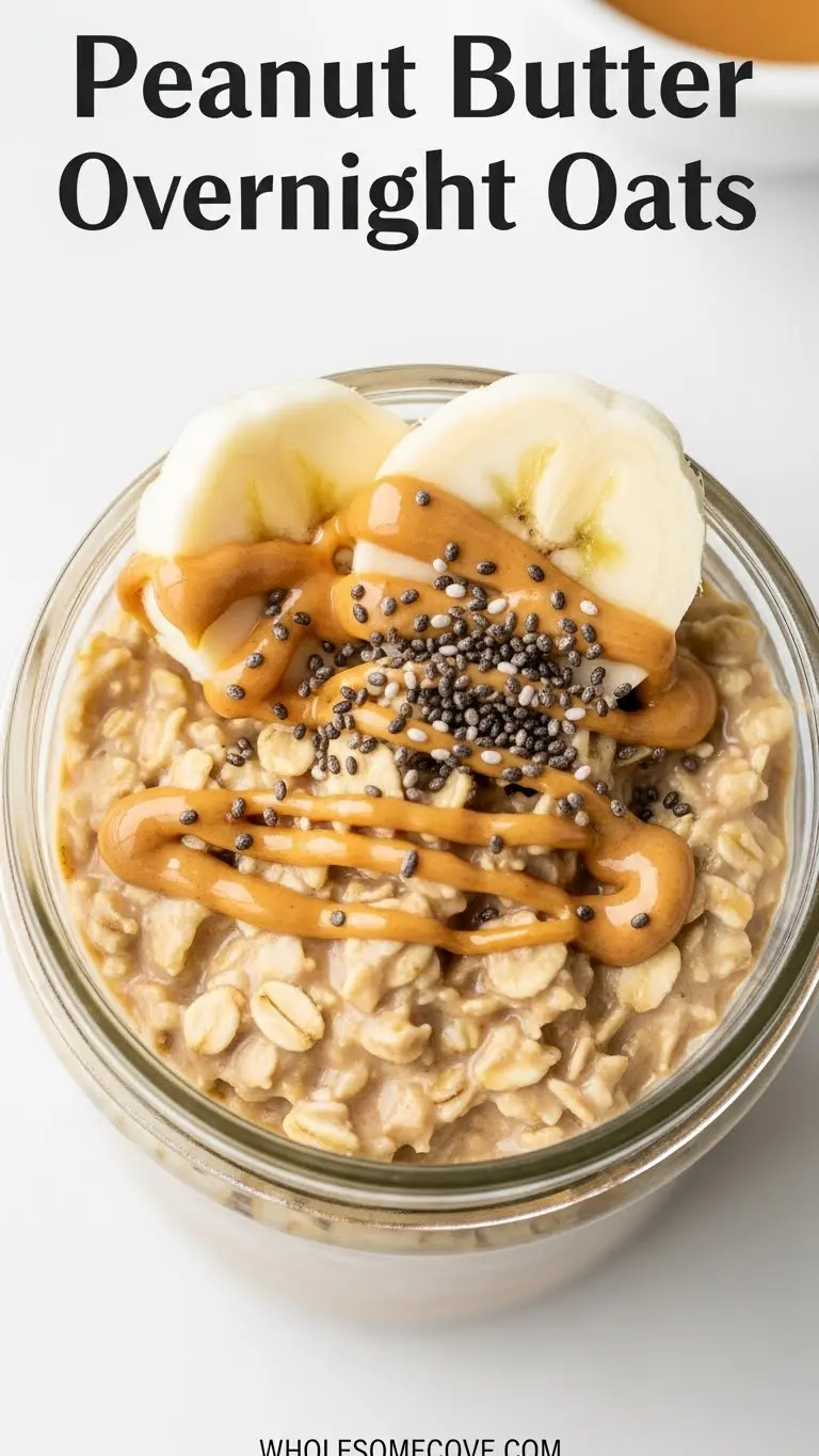 Peanut Butter Overnight Oats Recipe