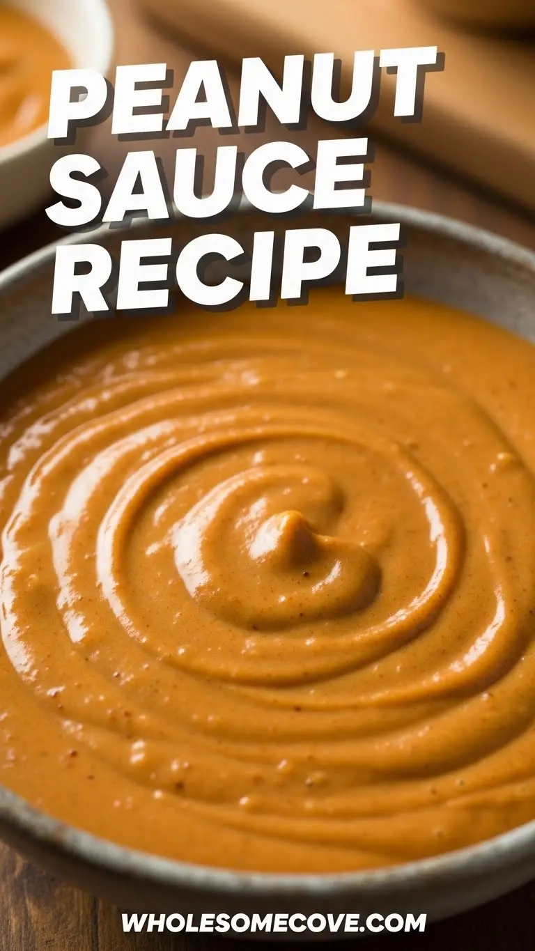 Peanut Sauce Recipe